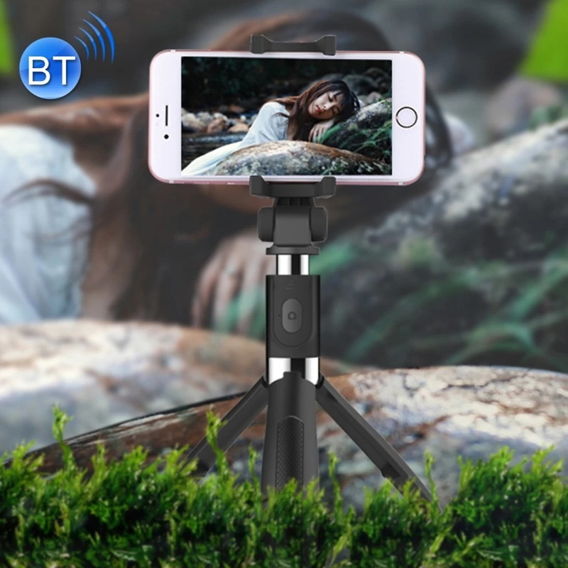 2 in 1 Foldable Bluetooth Shutter Remote Selfie Stick Table Tripod for iPhone X 8Plus 8 Sony Samsung Mobile Phone and so on 2 in 1 Foldable Bluetooth Shutter Remote Selfie Stick Table Tripod for iPhone X 8Plus 8 Sony Samsung Mobile Phone and so on