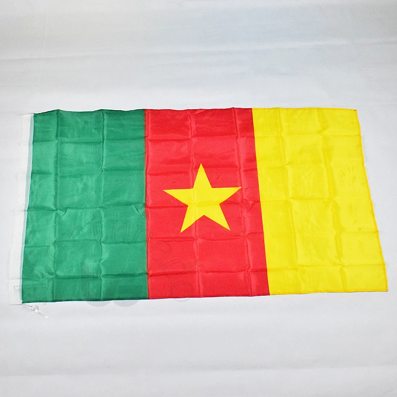 

Cameroon 90*150cm flag Banner Free shipping 3x5 Foot Hanging National flag for meet,Parade,party.Hanging,decoration