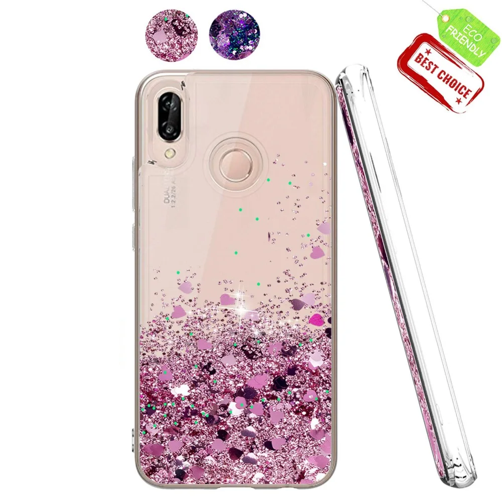 

Honor 8C Case Dynamic Quicksand Liquid Glitter Cases For Honor 8C Coque TPU Slicone For Huawei Honor8C 8 C BKK-L21 Cover