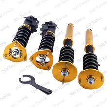 Coilover Shock Absorbers for Nissan S14 200SX 240SX Silva 1994-1998 Rear Front Suspension Spring Shocks Strut 24 step Adjustable