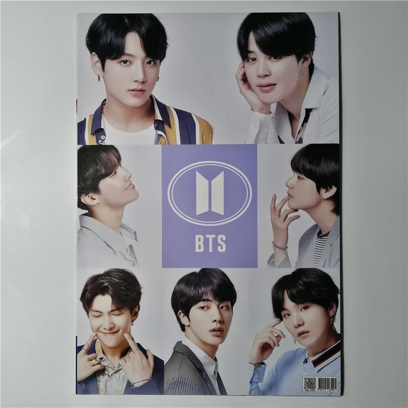 8*(42x29 см) Новые Bangtan Плакаты для мальчиков наклейки на стену подарок KPOP