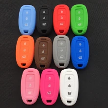 ZAD силиконовый чехол для автомобильного ключа, чехол для hyundai i35 i30 solaris Azera ELANTRA GRANDEUR IG 3 кнопки брелока
