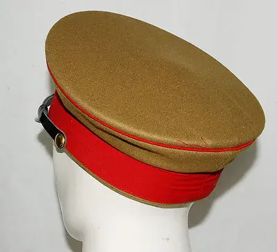 Collection WWII Imperial Japanese Army Officer's Wool Visor Crusher Cap Hat In Size M-JP001