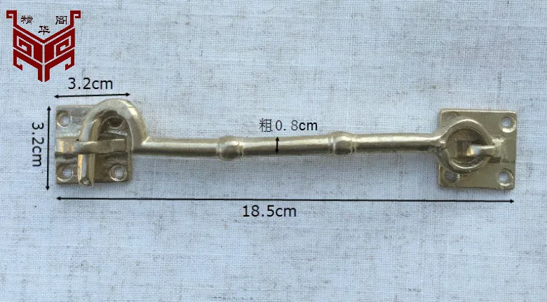 Латунный крюк Крюк Пряжка/Поддержка/окна/медная ручка в китайском античном стиле ветрозащитный крюк/фиксаторы