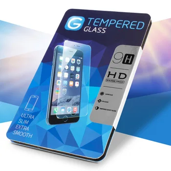 

KJ-660 1000pcs/lot High-quality paper box For iphone7/7plus Tempered Glass Screen Protector Universal Paper box Retail Packaging