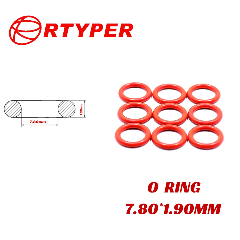 

5000 PCS red and 5000pcs black total 10000pcs Fuel Injector Rubber O Ring 21022 For Metro 1.3L RX-8 1.3L 7.8*1.9mm