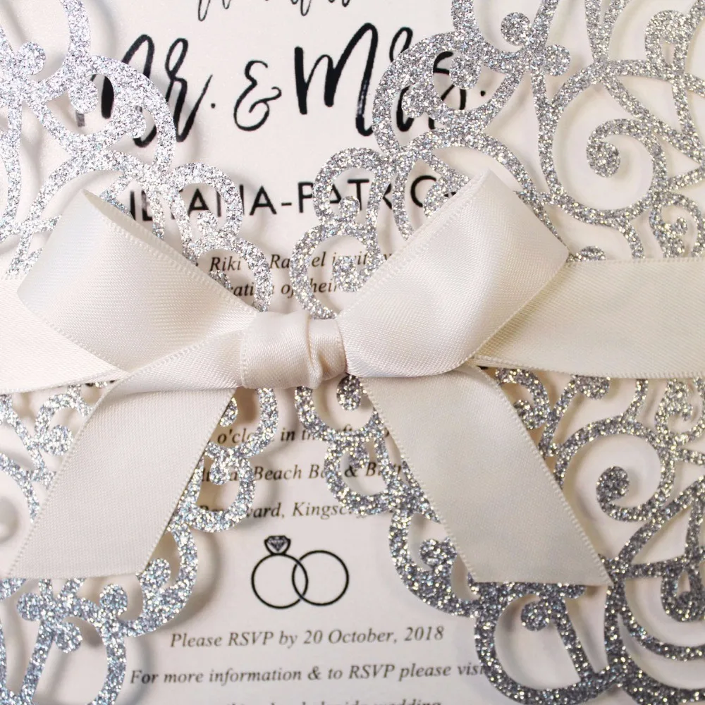 White Ribbon Bow