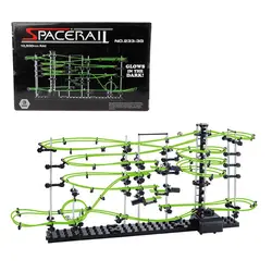 Космический Coaster Spacerails светится в темноте 13500 мм Rail Level 3 игра 2333G Бесплатная доставка