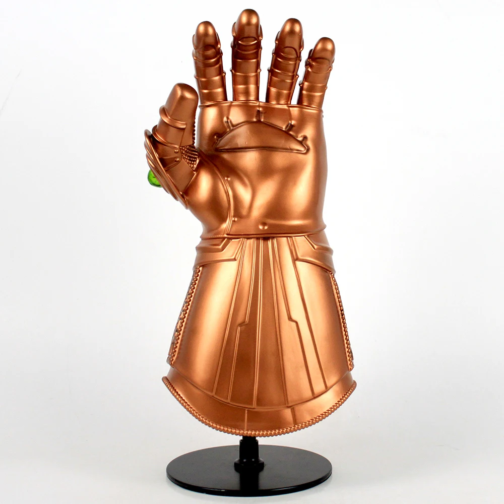 Infinity Gauntlet Cosplay Avengers Infinity War Gloves Thanos Mask Infinity Gauntlet With LED Deluxe PVC Adult Halloween Party