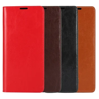 

Case For Samsung Galaxy Note 4 5 Note 8 Note 9 Note 10 Plus 5G Cover Coque High quality Genuine Leather Wallet bags Soft case