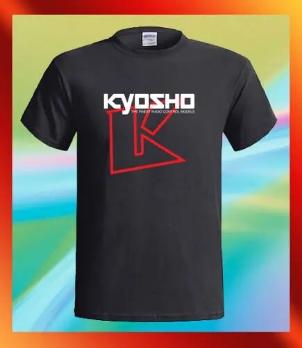 KYOSHO Япония RC гоночный логотип Литой новый мужской черный футболка S M L XL 2XL 3XL |
