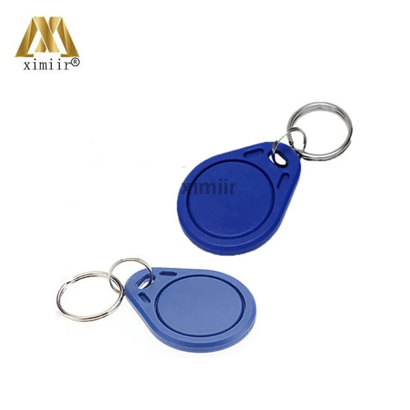 

100PCS/LOT 13.56MHZ IC keytag door access control IC keychains IC smart card made in China chip keyfobs