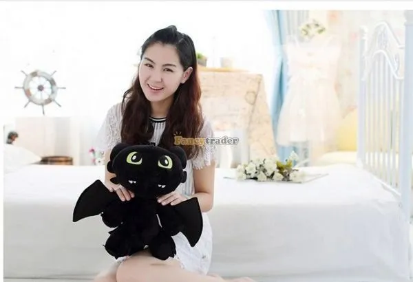 Fancytrader 20`` 50cm How to Train Your Dragon Super Lovely Plush Soft Stuffed Toothless TOY, FT50245(8)