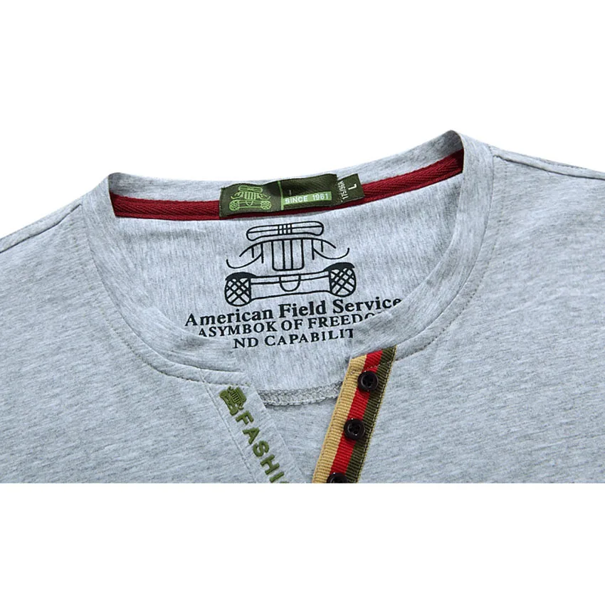 AFS JEEP Hot Sale 2017 New Summer Mens T Shirts V-Neck Slim Fit Short Sleeve T Shirt Mens Clothing Trend Casual Tee Shirt 50z AFS JEEP Hot Sale 2017 New Summer Mens T Shirts V-Neck Slim Fit Short Sleeve T Shirt Mens Clothing Trend Casual Tee Shirt 50z