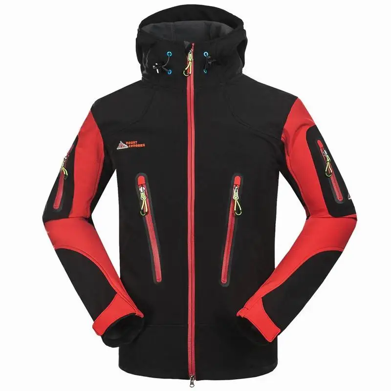 

2016 Ski Hunting Brand Clothing Hiking Tech Fleece Softshell Jacket Men Waterproof Coat Outdoor Sport Camping Windbreaker,UA023