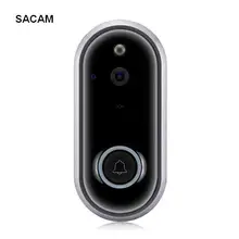 Видеокамера на дверной звонок Wi-Fi720P HD Home Security умный дверной звонок с двухсторонним звонком и видео на задней стороне корпуса, инфракрасная камера с режимом ночного видения ПИР motion d