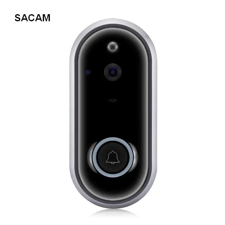 Video doorbell camera Wi-Fi720P HD home security smart doorbell with two-way call and video, infrared night vision, PIR motion d