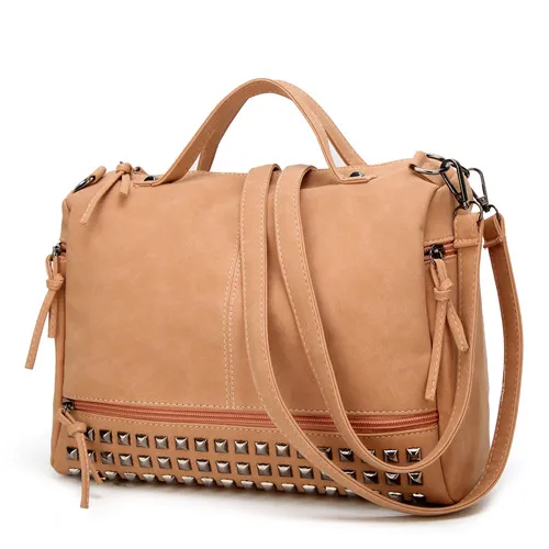 خمر Nubuck الجلود الإناث أعلى-حقائب بيد برشام أكبر فتاة الشعر الكرة حقيبة كتف دراجة نارية حقيبة ساعي NA-02 خمر Nubuck الجلود الإناث أعلى-حقائب بيد برشام أكبر فتاة الشعر الكرة حقيبة كتف دراجة نارية حقيبة ساعي NA-02