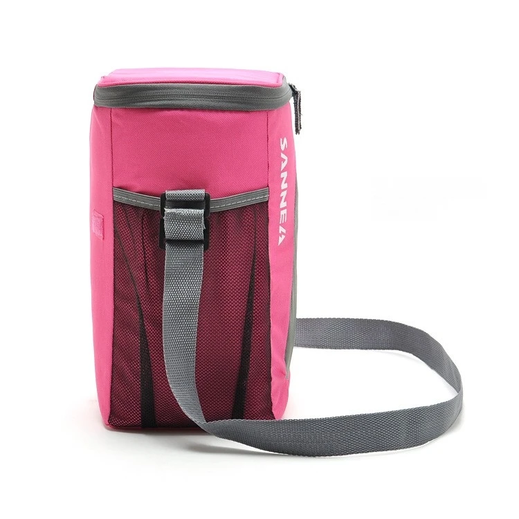8.8L охлаждающая портативная изолированная сумка для ланча, нейлоновая Термосумка для еды, мужская сумка для пикника, сумка-тоут, сумки bolsa almuerzo, розовая Q278