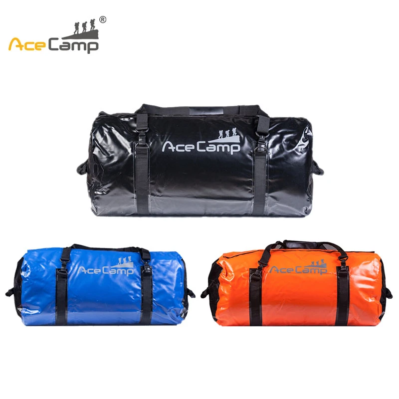 90l Acecamp Waterproof Dry Bag Kayaking Rafting River Trekking Outdoor Camping Hiking Sports Pvc Folding Storage Bags Buckle Buckle Bag Aliexpress