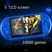 Cdragon handheld game console X9 5 inch large screen high-definition 10000 nes games 8GB genuine security free shipping