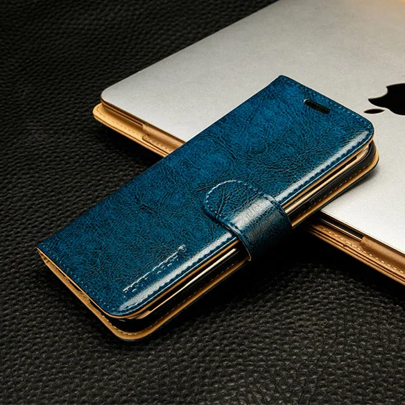 Jisoncase Чехлы для samsung Galaxy S7 кошелек Чехол кожаный Слот магнитных карт чехол для телефона для samsung S7 S7 край крышки - Цвет: Синий