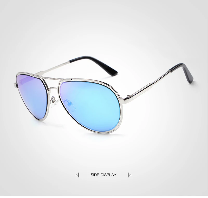 HDCRAFTER классические солнцезащитные очки Для мужчин Красочные линзы с отражающим покрытием солнцезащитные очки для человека оптика