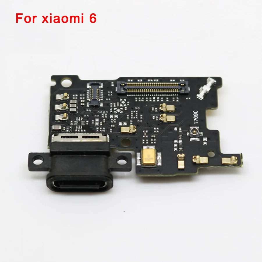 

10pcs Original For Xiaomi Mi6 m6 USB Charging Port Charger Board Flex Cable For Xiaomi Mi6 Dock Plug Connector Replacement Parts