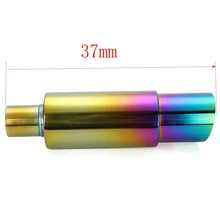Universal 304 Stainless Steel Exhaust Pipe Racing Muffler Tip Car Exhaust Pipe