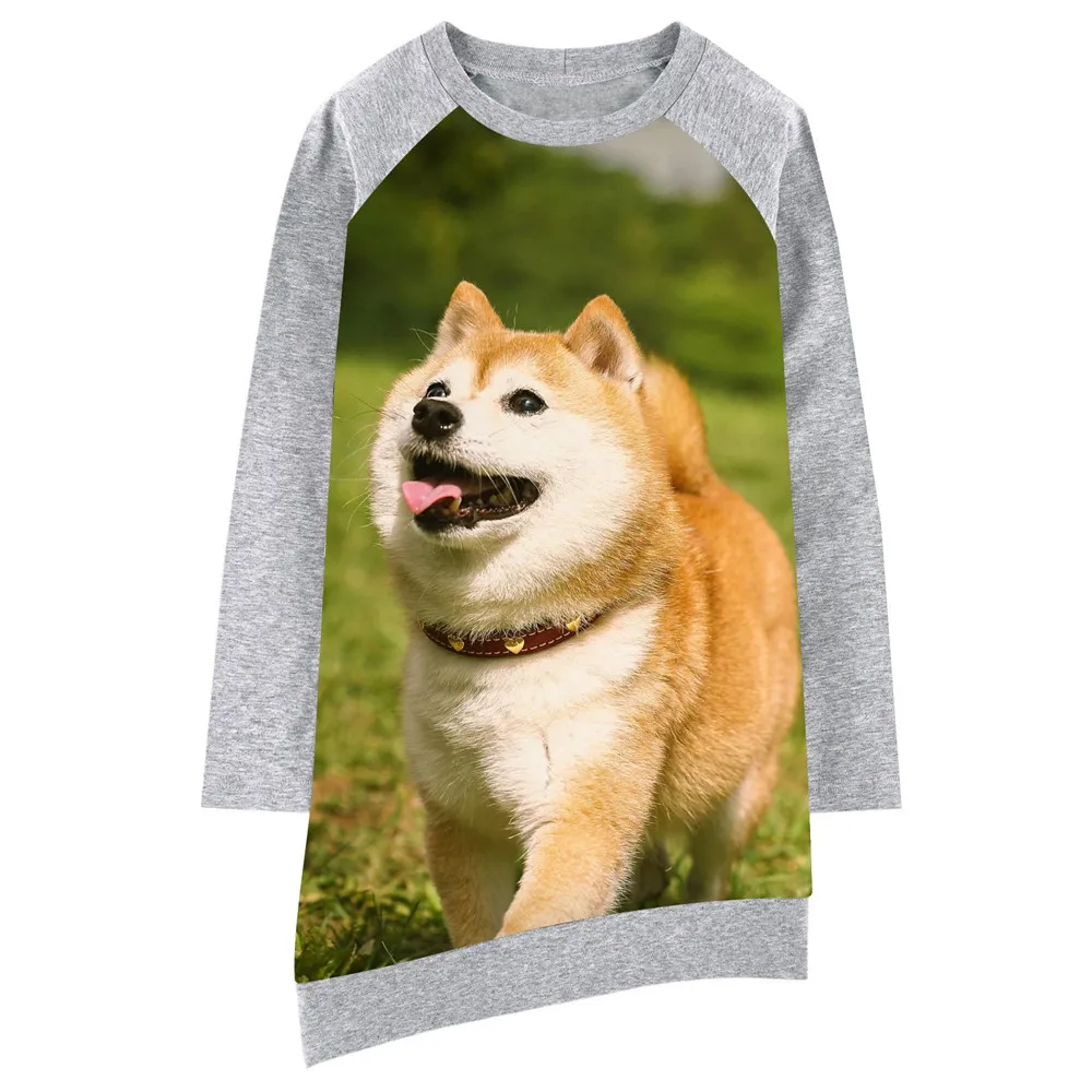 

girls dress best for Girl clothing Fashion Kids Baby Dresses Naughty dog Print Children Dress Kids baby dress