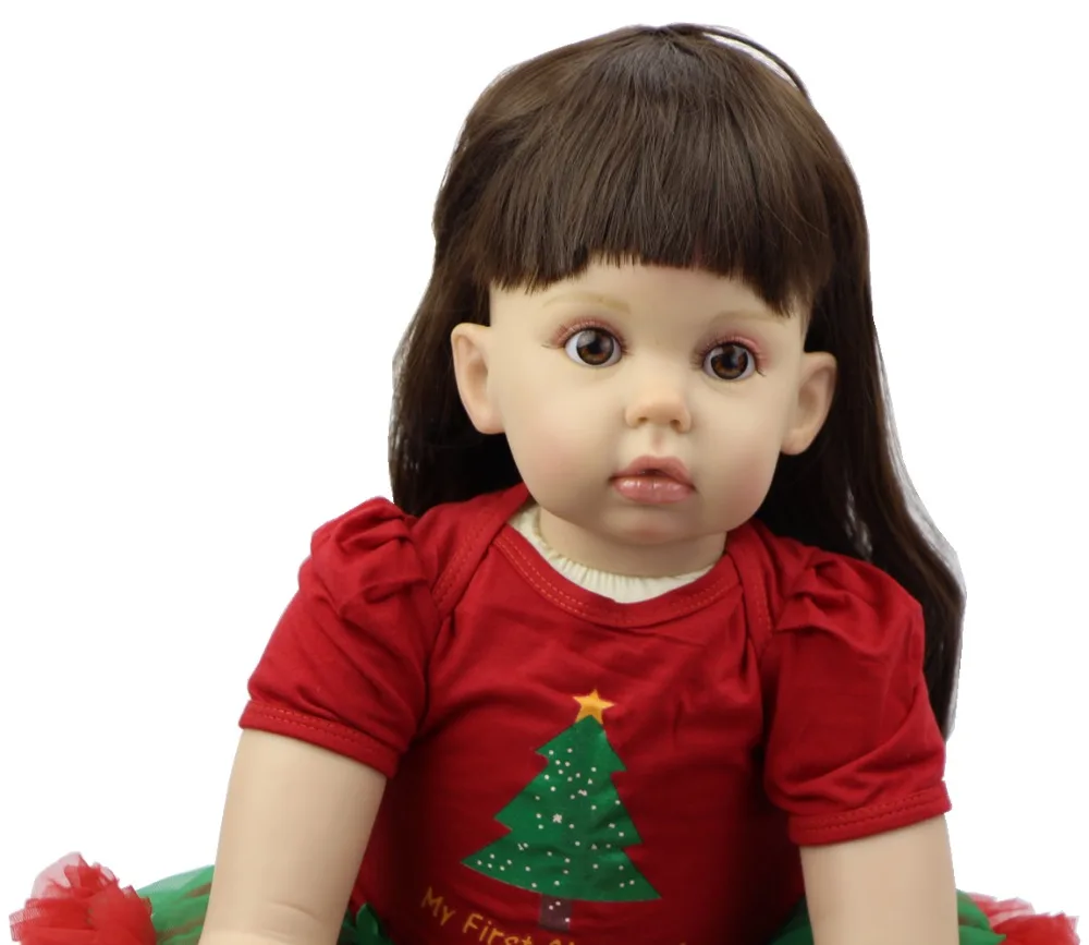 

New Year Gift Fashion Doll Baby Alive 29 Inch Silicone Reborn Toddler Doll Toy Handmade Doll Newborn Baby  Girl Christmas Gift