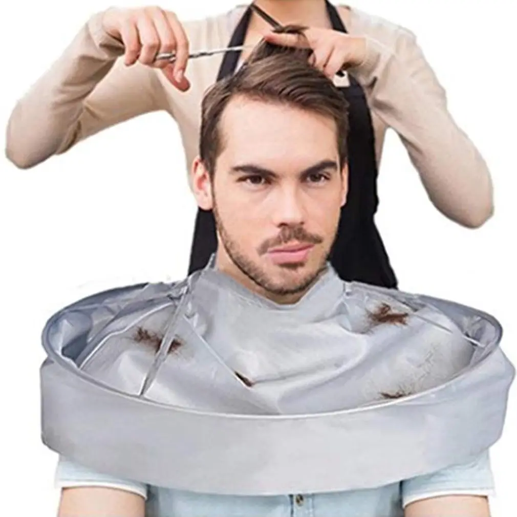 

Adult Foldable Salon Barber Hair Cutting Cloak Umbrella Home Hairdressing Cape