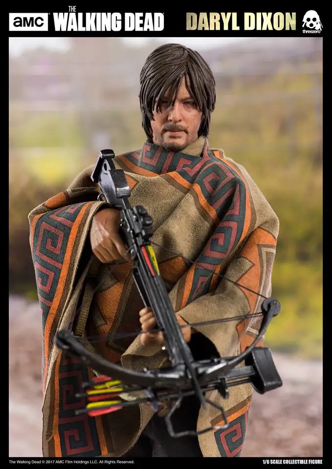 ThreeZero AMC Ходячие мертвецы Дэрил Диксон 1/6 фигурка|1/6 figure|monkey kingjourney to the west |