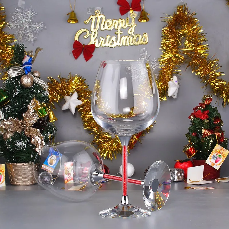 Специальные Цветные Стеклянные Бокалы Для Вина Хрустальный Винный Бокал Набор Винных Бокалов хрустальные для розлива вина очки для рождественского подарка