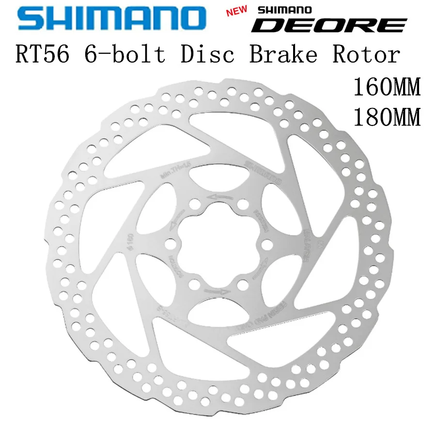 

Shimano Deore Sm Rt56 Brake Disc 6 Bolt Mountain Bikes Disc M610 Rt56 M6000 Brake Disc 160mm 180mm Mtb