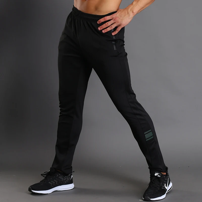 Voetbal Training Broek Mannen Voetbal Broek Jogging Fitness Workout Running Sport Broek met zakken Voetbal Training Broek Mannen Voetbal Broek Jogging Fitness Workout Running Sport Broek met zakken