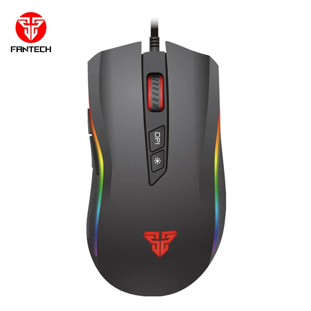 Fantech hand feel design for game applications X4S USB Wired 4800dpi 7Buttons Optical Gaming Mouse LED Backlight PC18 YE3.4 | Компьютеры и