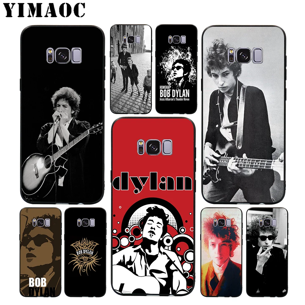 YIMAOC Bob Dylan Soft Case for Samsung Galaxy S10 S10e S9 S8 A6 Plus S7 S6 Edge A7 A5 A3 J6 Note 9 8 |