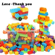 Детские строительные блоки частицы в сборе пластиковые игрушки для мальчиков и девочек от 1 до 10 лет