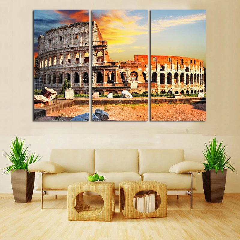 Buy LARGE Wall Decor 3 Panels Art Canvas Prints