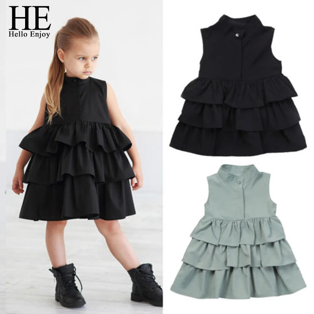 

HE Hello Enjoy Baby Girl Clothes Princess Dresses Girls Summer Birthday Costume Dresses Infantil Kids Clothes Children clothing