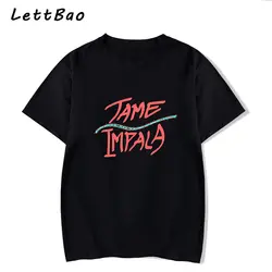 Tame Impala Черная Женская футболка Harajuku футболка корейский принт Готический эстетический уличная Camisetas Verano Mujer 2019 хлопок 100%