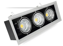 New Design!10w/20w/30w Square COB LED ceiling Grille light Lamp LED bean pot light warm cold neutral white,DHL Free shipping free shipping 2016 new electric led micromotor brushless led light source system fits nsk nlx nano inner water spray kavo dhl