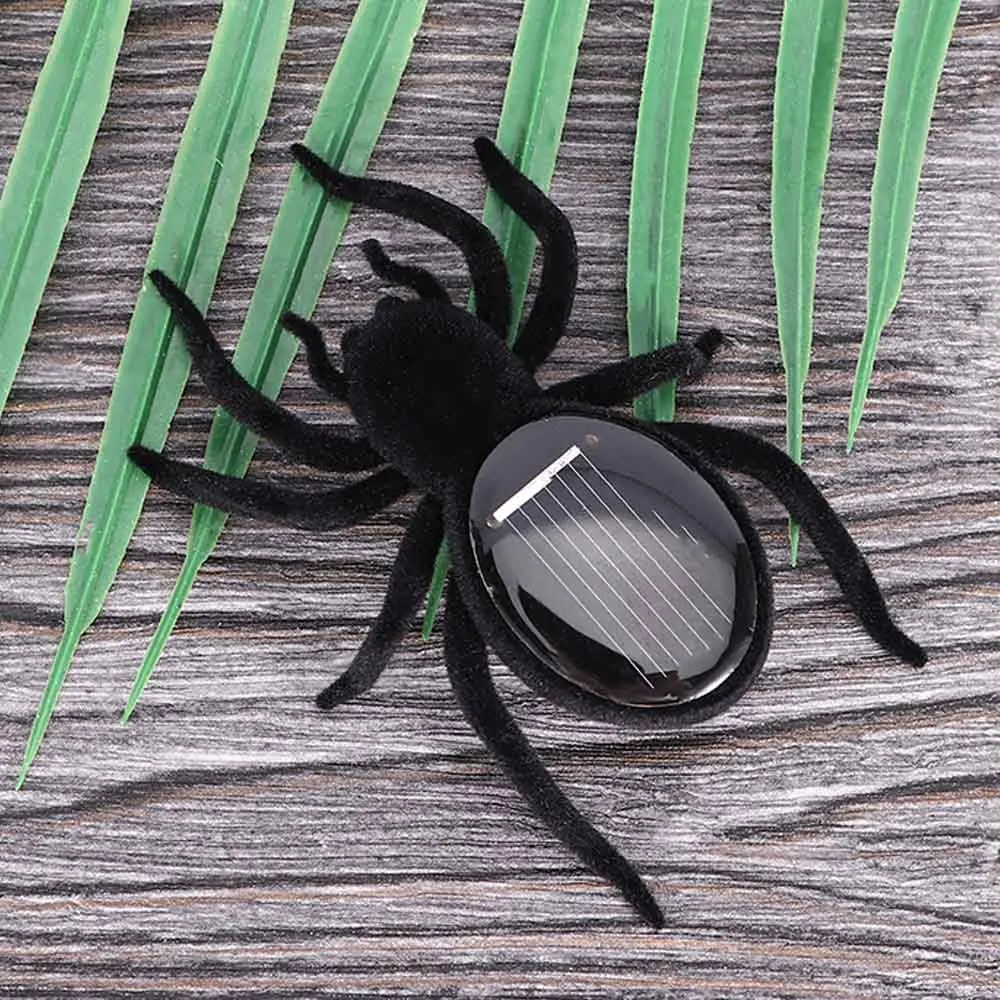 

1pcs Children Creative Automatic Solar Spider Tarantula Educational Robot Scary Insect Gadget Trick Toy Solar Toy
