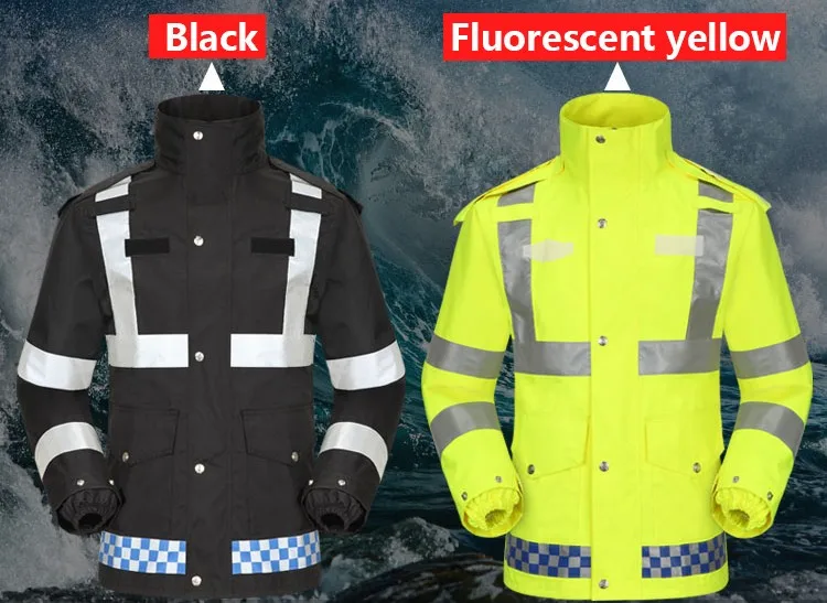 Hi vis EN471 водонепроницаемый ветрозащитный дышащий безопасности reflevtive спецодежды дождевик плащ-дождевик штаны для защиты от дождя