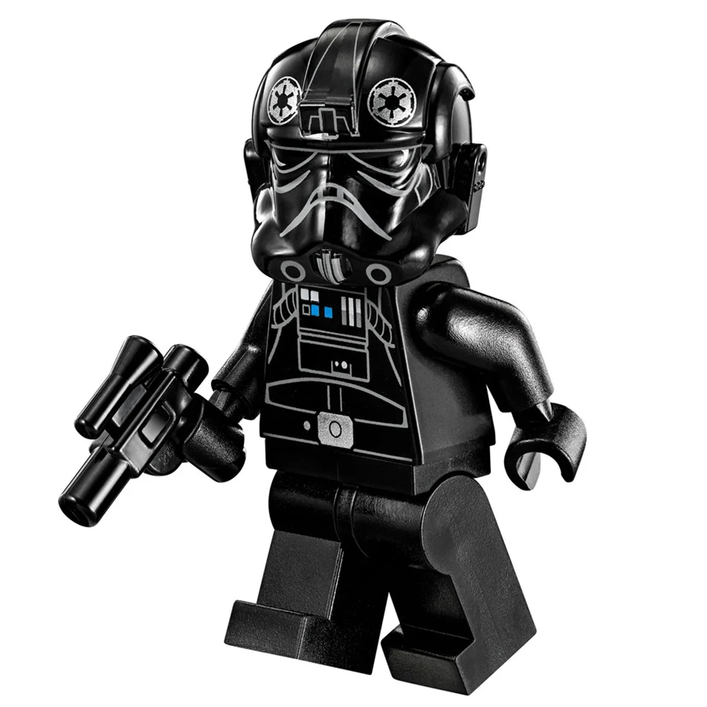 Одной продажи Звездные войны TIE FIGHTER Pilot десант первый заказ Империя minifig собрать модель строительные блоки Дети подарок игрушки