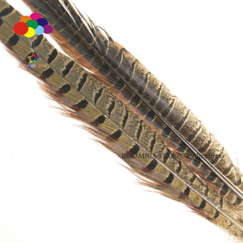 

100Pcs/Lot 60-65cm 22-24inch Natural Ringneck Pheasant Tail Feathers for Crafts Wedding Decorations Pheasant Feather Plumas