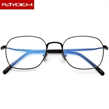 Новые готовые голубые световые блокирующие очки близорукость очки мужские овальные металлические оправы женские близорукие gafas компьютерные blaulicht