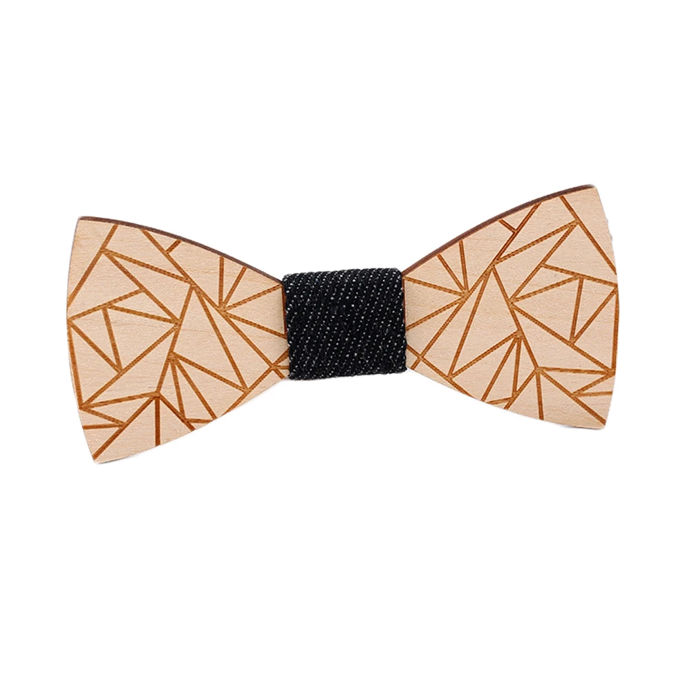 Модный деревянный элегантный джентльменский галстук-бабочка ручной работы свадебные вечерние галстуки высокого качества деревянные мужские галстуки уникальный дизайн - Цвет: 5