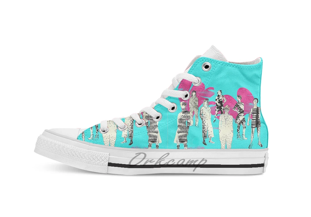 

donne ribelle Unisex High Top Canvas flat Casual Custom shoes Drop Shipping